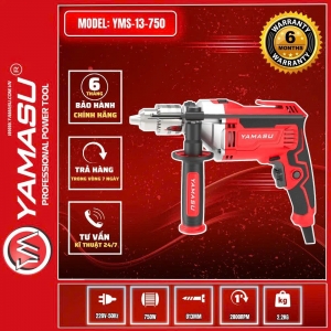 MÁY KHOAN BẮT VÍT CÓ BÚA ĐỘNG LỰC YMS-13-750