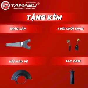 MÁY MÀI GÓC TAY NGẮN - CÔNG TẮC ĐUÔI YMS-100