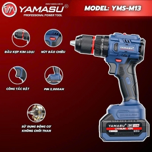 MÁY KHOAN VÍT PIN 21V Ø13 YMS-M13