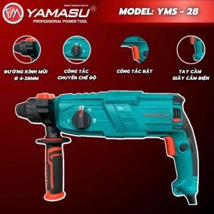 MÁY KHOAN BÊ TÔNG - ĐẢO CHIỀU Ổ THAN YMS-28