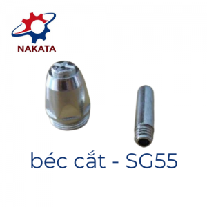 Béc cắt plasma P60 - SG55 (béc + điện cực)