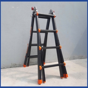 Thang Rút Lồng Đa Năng 2m + 2m Nakata TY4C Màu Đen
