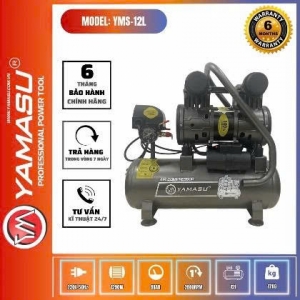 MÁY NÉN KHÍ YAMASU YMS-12L GIẢM ÂM KHÔNG DẦU