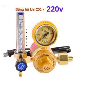 Đồng Hồ Khí CO2 36V- 220v (LOẠI TÔT)