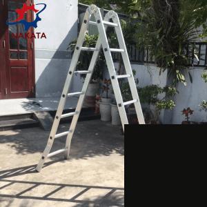 Thang nhôm chữ A khóa tự động Nakata 3M + 3M