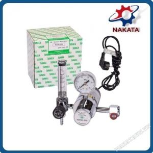 Đồng hồ khí CO2 máy MIG ( ren ngoài - ren trong ) hiệu Tanaka